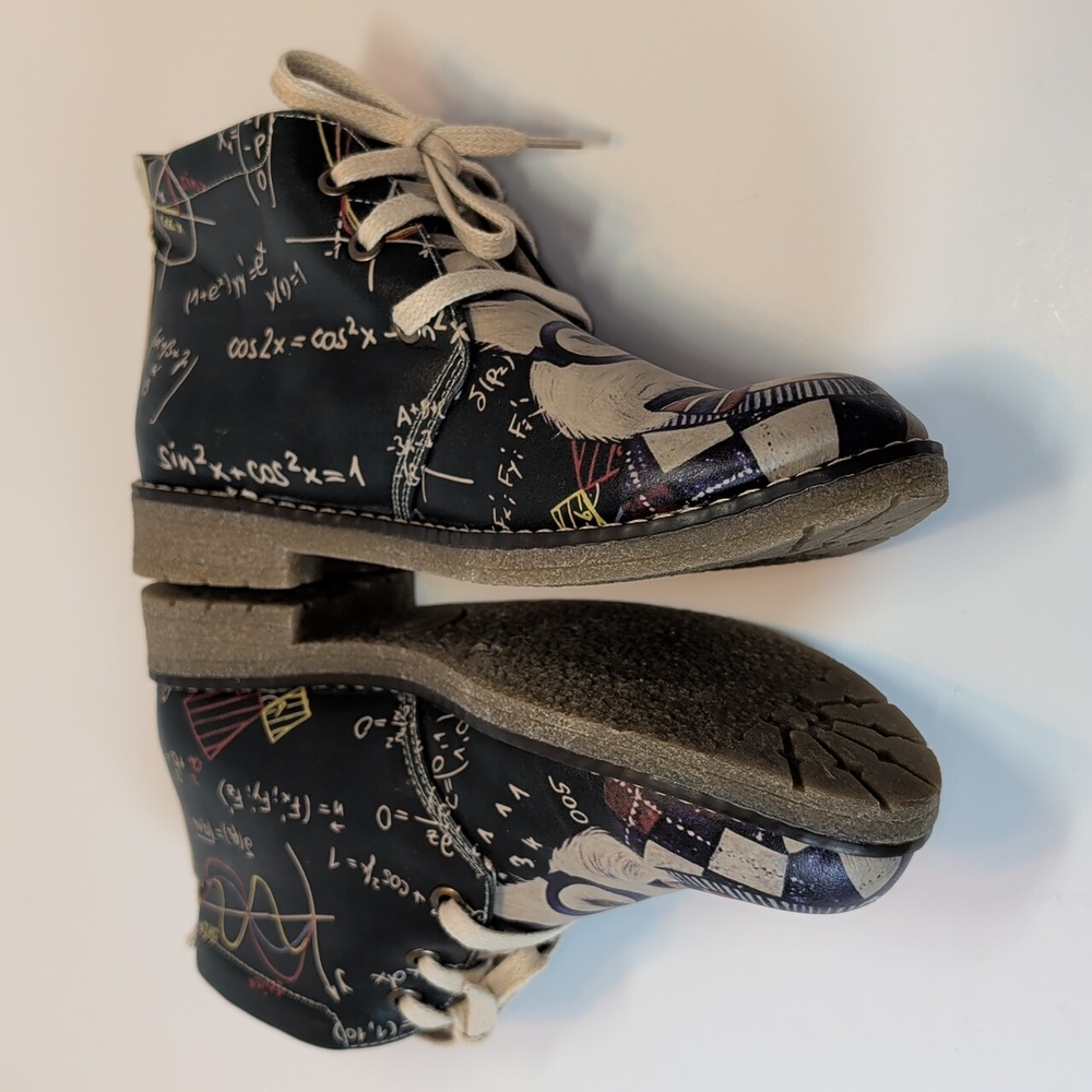 Goby Cat Math Lace-Up Ankle Boots Size EU 38 - US Size 7.5 - Picture 8 of 16